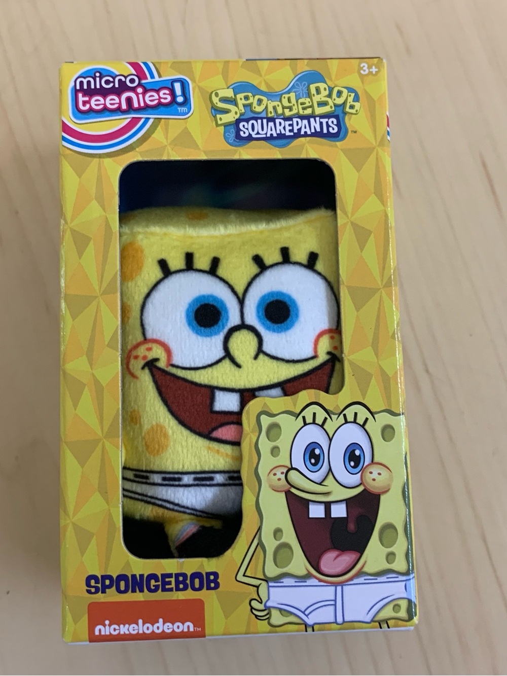 New In Box Underwear SpongeBob Microteenies Plush Toy Figure